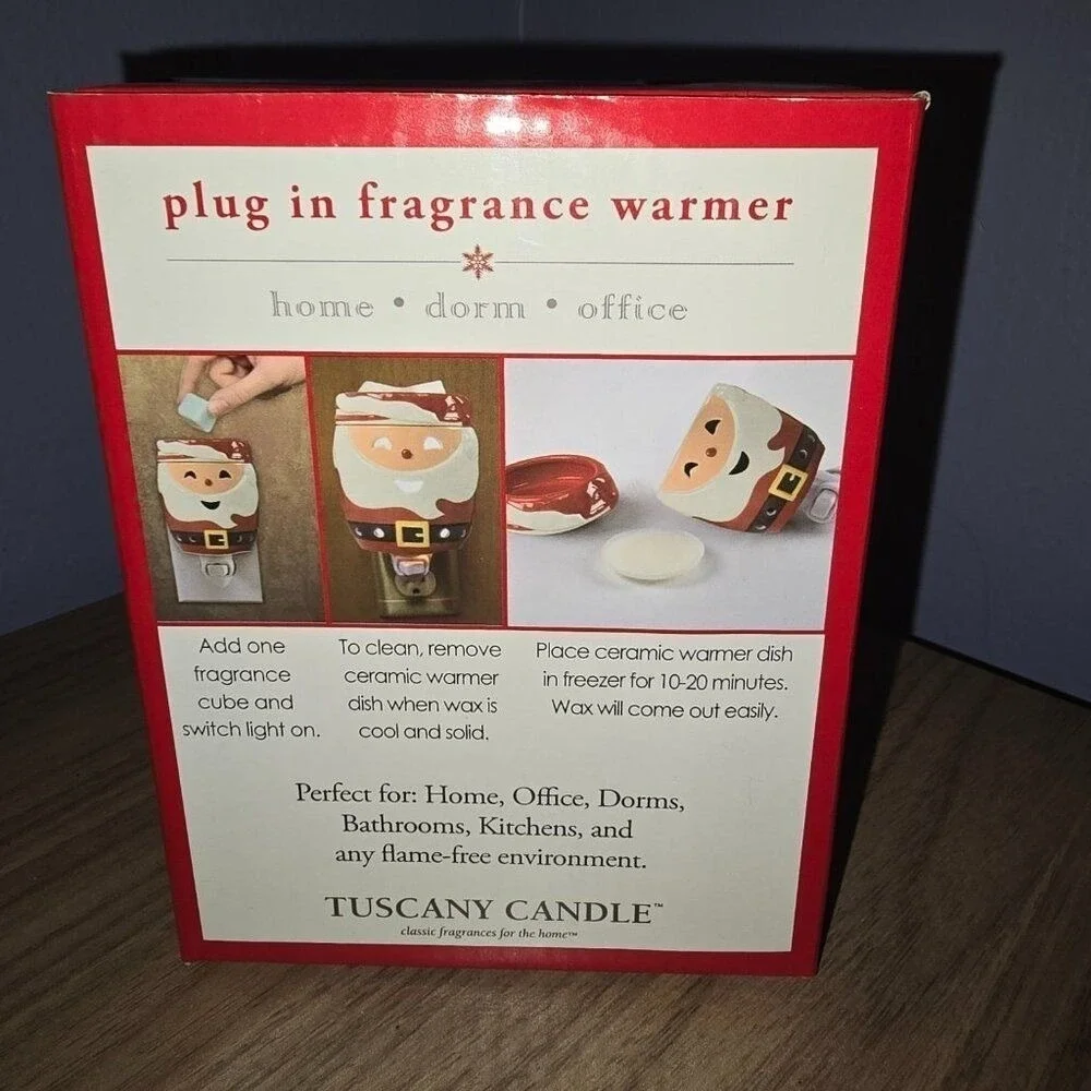 Langley/Empire Candle LLC Plug-in Fragrance Warmer Santa Holiday Night light VTG